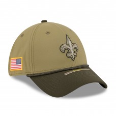 Бейсболка New Orleans Saints New Era Green 2025 Salute to Service 39THIRTY