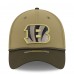 Бейсболка Cincinnati Bengals New Era Green 2025 Salute to Service 39THIRTY