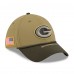 Бейсболка Green Bay Packers New Era Green 2025 Salute to Service 39THIRTY
