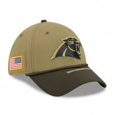 Бейсболка Carolina Panthers New Era Green 2025 Salute to Service 39THIRTY
