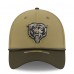 Бейсболка Chicago Bears New Era Green 2025 Salute to Service 39THIRTY