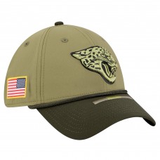 Бейсболка Jacksonville Jaguars New Era Green 2025 Salute to Service 39THIRTY
