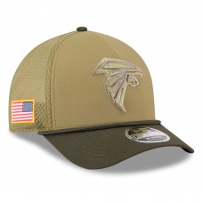 Бейсболка Atlanta Falcons New Era Green 2025 Salute to Service 9FORTY A-Frame M-Crown