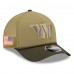 Бейсболка Washington Commanders New Era Green 2025 Salute to Service 9FORTY A-Frame M-Crown