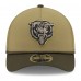 Бейсболка Chicago Bears New Era Green 2025 Salute to Service 9FORTY A-Frame M-Crown