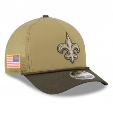 Бейсболка New Orleans Saints New Era Green 2025 Salute to Service 9FORTY A-Frame M-Crown