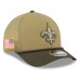 Бейсболка New Orleans Saints New Era Green 2025 Salute to Service 9FORTY A-Frame M-Crown