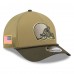 Бейсболка Cleveland Browns New Era Green 2025 Salute to Service 9FORTY A-Frame M-Crown