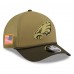 Бейсболка Philadelphia Eagles New Era Green 2025 Salute to Service 9FORTY A-Frame M-Crown