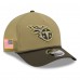 Бейсболка Tennessee Titans New Era Green 2025 Salute to Service 9FORTY A-Frame M-Crown