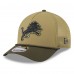 Бейсболка Detroit Lions New Era Green 2025 Salute to Service 9FORTY A-Frame M-Crown