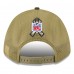 Бейсболка Detroit Lions New Era Green 2025 Salute to Service 9FORTY A-Frame M-Crown