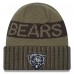 Chicago Bears New Era Dark Green 2025 Salute to Service Cuffed Knit Hat Chicago Bears New Era Dark Green 2025 Salute to Service Cuffed Knit Hat
