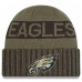 Philadelphia Eagles New Era Dark Green 2025 Salute to Service Cuffed Knit Hat