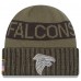 Atlanta Falcons New Era Dark Green 2025 Salute to Service Cuffed Knit Hat