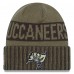 Tampa Bay Buccaneers New Era Dark Green 2025 Salute to Service Cuffed Knit Hat Tampa Bay Buccaneers New Era Dark Green 2025 Salute to Service Cuffed Knit Hat