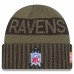Baltimore Ravens New Era Dark Green 2025 Salute to Service Cuffed Knit Hat