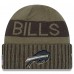 Buffalo Bills New Era Dark Green 2025 Salute to Service Cuffed Knit Hat