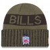 Buffalo Bills New Era Dark Green 2025 Salute to Service Cuffed Knit Hat