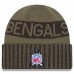 Cincinnati Bengals New Era Dark Green 2025 Salute to Service Cuffed Knit Hat