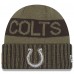 Indianapolis Colts New Era Dark Green 2025 Salute to Service Cuffed Knit Hat