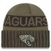 Jacksonville Jaguars New Era Dark Green 2025 Salute to Service Cuffed Knit Hat