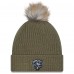 Шапка с помпоном женская Chicago Bears New Era Dark Green 2025 Salute to Service Шапка с помпоном женская Chicago Bears New Era Dark Green 2025 Salute to Service
