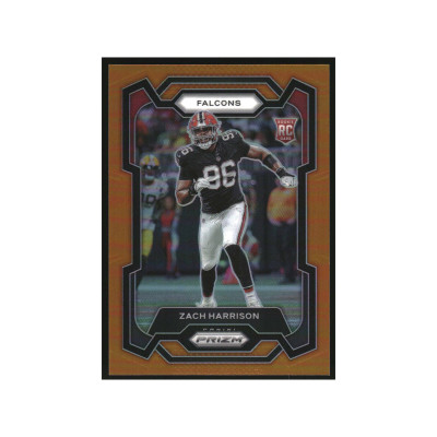 2023 Panini Prizm Prizms Orange #306 Zach Harrison RC Rookie /249