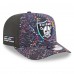 Бейсболка Las Vegas Raiders New Era Black 2025 NFL Crucial Catch A-Frame 9FIFTY Snapback