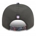 Бейсболка New Orleans Saints New Era Black 2025 NFL Crucial Catch A-Frame 9FIFTY Snapback