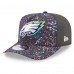 Бейсболка Philadelphia Eagles New Era Black 2025 NFL Crucial Catch A-Frame 9FIFTY Snapback