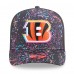 Бейсболка Cincinnati Bengals New Era Black 2025 NFL Crucial Catch A-Frame 9FIFTY Snapback
