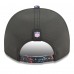 Бейсболка Cincinnati Bengals New Era Black 2025 NFL Crucial Catch A-Frame 9FIFTY Snapback