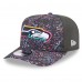 Бейсболка Seattle Seahawks New Era Black 2025 NFL Crucial Catch A-Frame 9FIFTY Snapback