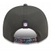 Бейсболка Seattle Seahawks New Era Black 2025 NFL Crucial Catch A-Frame 9FIFTY Snapback