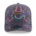 Бейсболка Chicago Bears New Era Black 2025 NFL Crucial Catch A-Frame 9FIFTY Snapback