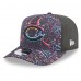 Бейсболка Chicago Bears New Era Black 2025 NFL Crucial Catch A-Frame 9FIFTY Snapback