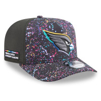 Бейсболка Arizona Cardinals New Era Black 2025 NFL Crucial Catch A-Frame 9FIFTY