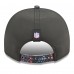 Бейсболка Buffalo Bills New Era Black 2025 NFL Crucial Catch A-Frame 9FIFTY Snapback