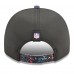 Бейсболка Detroit Lions New Era Black 2025 NFL Crucial Catch A-Frame 9FIFTY Snapback