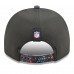 Бейсболка Jacksonville Jaguars New Era Black 2025 NFL Crucial Catch A-Frame 9FIFTY Snapback