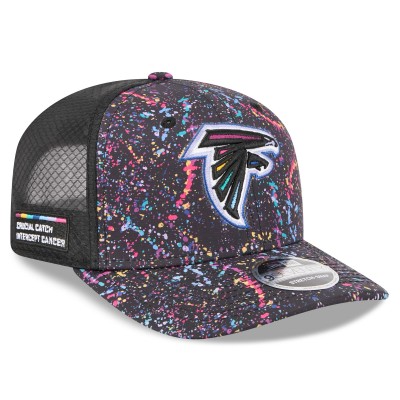 Бейсболка Atlanta Falcons New Era Black 2025 NFL Crucial Catch 9SEVENTY