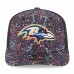 Бейсболка Baltimore Ravens New Era Black 2025 NFL Crucial Catch 9SEVENTY
