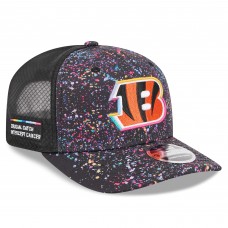 Бейсболка Cincinnati Bengals New Era Black 2025 NFL Crucial Catch 9SEVENTY