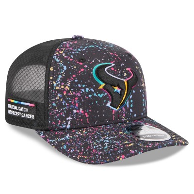 Бейсболка Houston Texans New Era Black 2025 NFL Crucial Catch 9SEVENTY