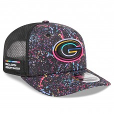 Бейсболка Green Bay Packers New Era Black 2025 NFL Crucial Catch 9SEVENTY