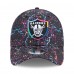Бейсболка Las Vegas Raiders New Era Black 2025 NFL Crucial Catch 39THIRTY