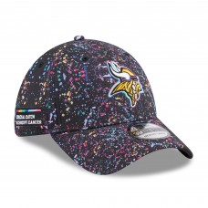 Бейсболка Minnesota Vikings New Era Black 2025 NFL Crucial Catch 39THIRTY