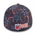 Бейсболка Chicago Bears New Era Black 2025 NFL Crucial Catch 39THIRTY