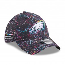 Бейсболка Philadelphia Eagles New Era Black 2025 NFL Crucial Catch 39THIRTY